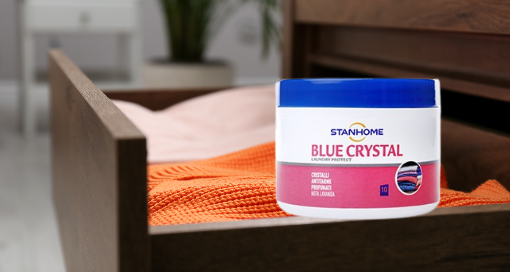 Proteggi i tuoi capi con Blue Crystal di Stanhome: la soluzione efficace contro le tarme